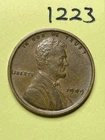 1909-VDB LINCOLN WHEAT CENT, VERY HIGH GRADE!, "EXTREMELY FINE" #1223