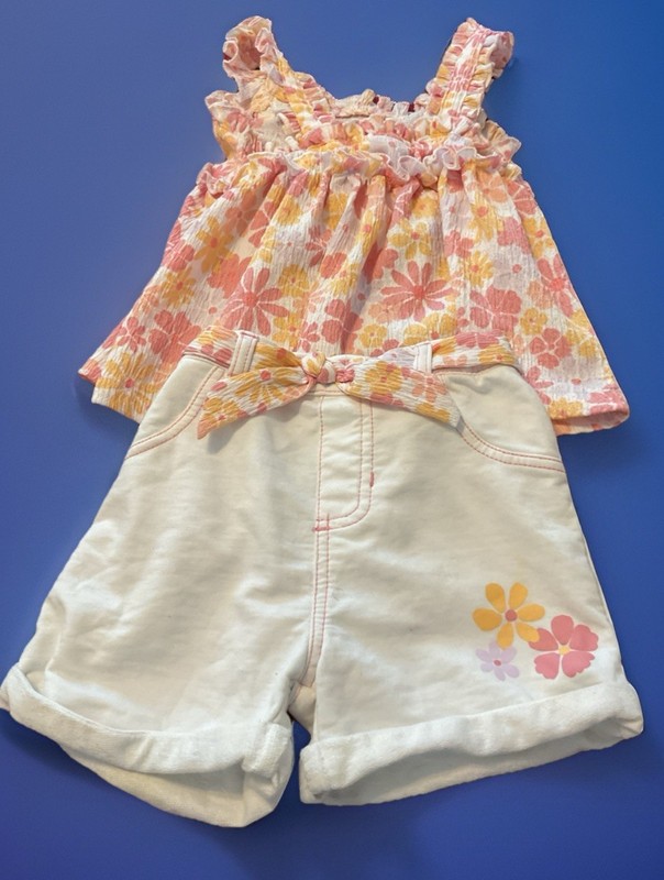 Little lass Toddler Girl 2pc Pants & Top Size 5 Multi Color