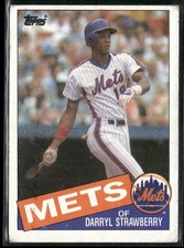 Baseball Topps Darryl Strawberry Near Mint or Better