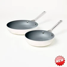   2pk (8" & 10") Nonstick Ceramic Coated Aluminum Frypan Set...