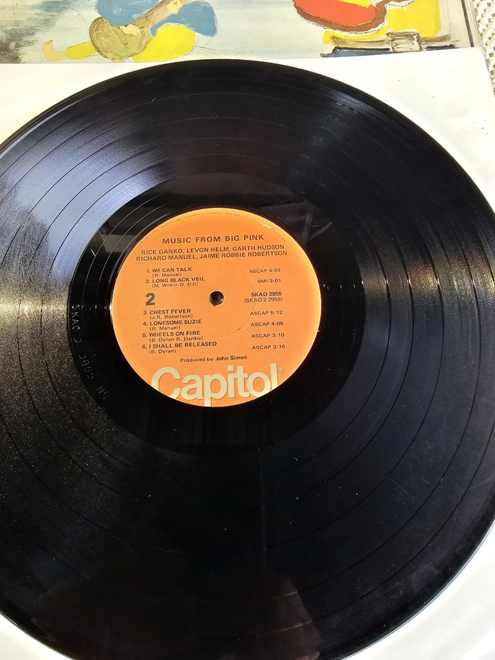 BIG PINK BY THE BAND 1968 CAPITOL REC SKAO-2955 Bob Dylan Cover Art . Rare! - Image 4 of 4