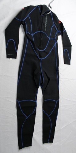 Pinnacle Men's UV Protection Shadow 2 Neoprene Back-Zip Wetsuit AC2 Black Large