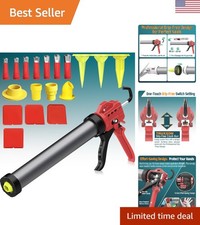 Versatile 20 oz Sausage Caulk Gun with Drip-Free Technology - Quality