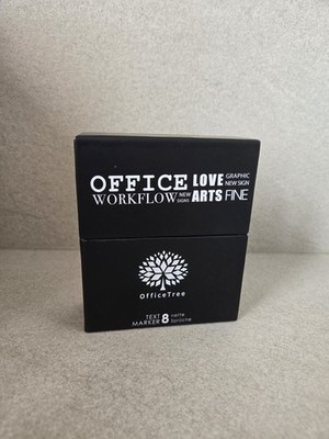 Officetree Textmarker Set nette Sprüche 8x