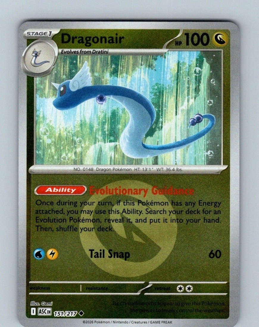 Dragonair (Energy Symbol Pattern) Reverse Holo Uncommon ME: Ascended Heroes 151/