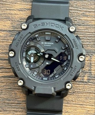 Casio G Shock GA 2200BB 1AJF Blackout Analog Digital Wristwatch