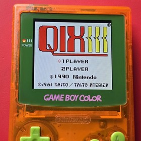 Qix Game Boy Original Nintendo GB Puzzle Authentic NES 8 Bit Classic Nice Cond.