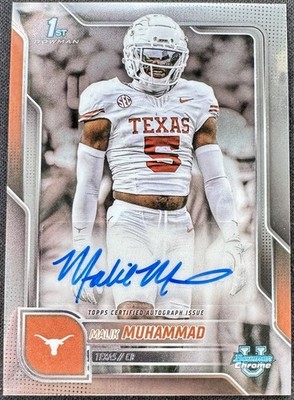 2025 Bowman University Chrome - Chrome Prospect Autographs Malik Muhammad...