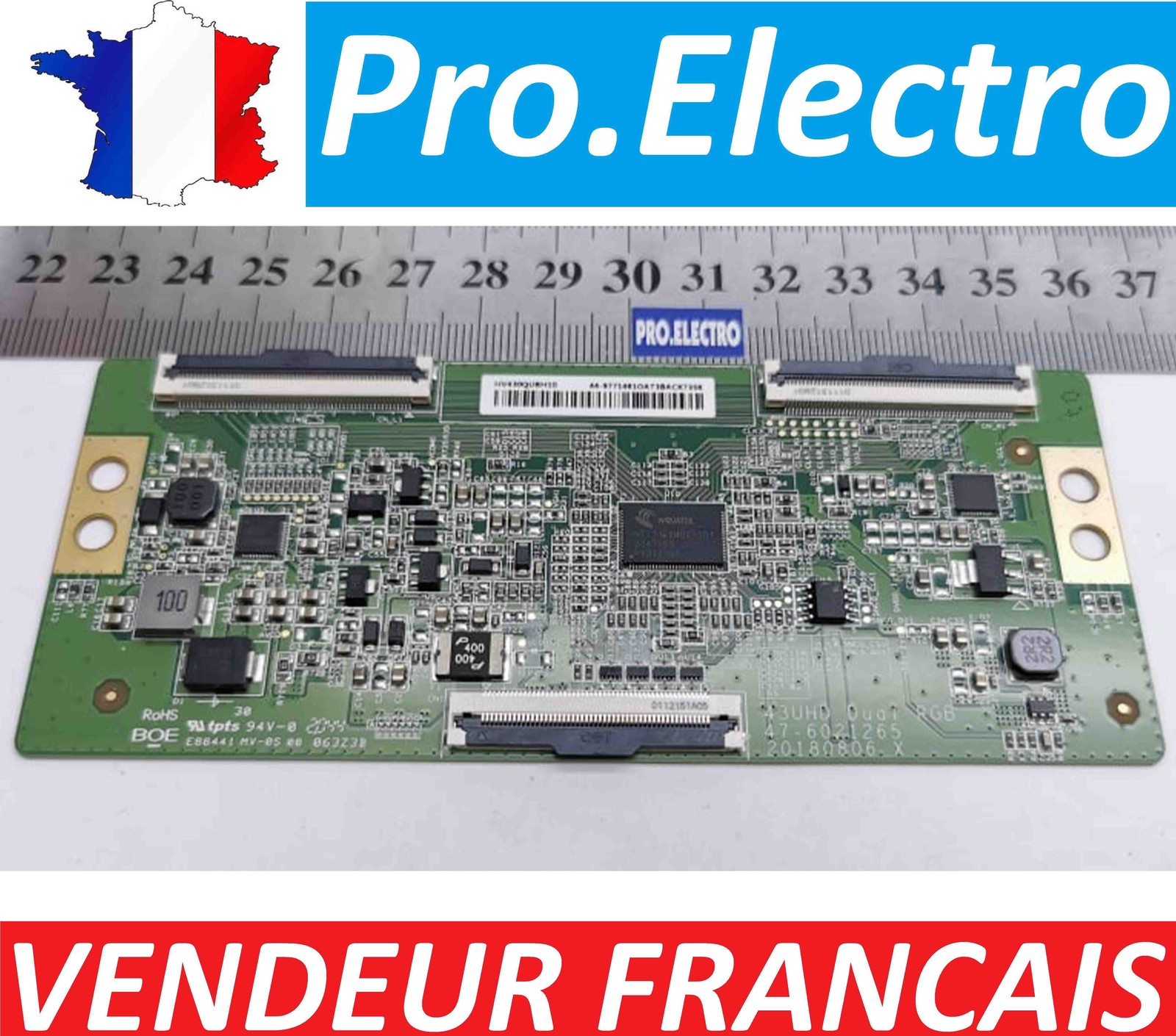 Platine T-CON de rechange pour téléviseur LED Philips 43PUS7855