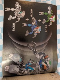 2003 - Lego Bionicle 8573-8578 BOHROK TAL Complete set of 6 - Kranas & Manuals