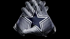 Dallas Cowboys Football Gloves NFL Star Logo One Size Football