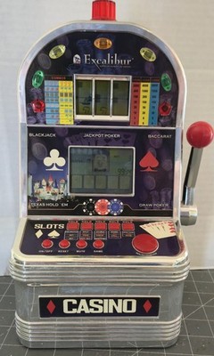 Excalibur Electronics 7 In 1 Ultimate Casino Talking Machine Lights & Bat Tested