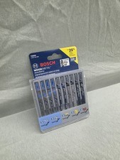Bosch T5002 Wood Metal 10pc Jig Saw Blade Set T-Shank Fits All