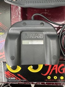 Atari Jaguar Black Console With Controller + Cybermorph - Manual Poster Inserts