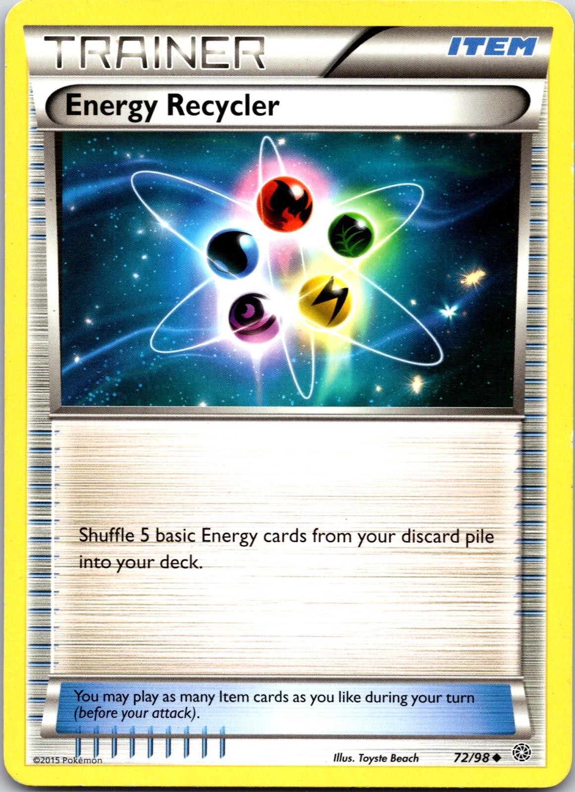 Energy Recycler 72/98 Uncommon Ancient Origins Pokemon LP