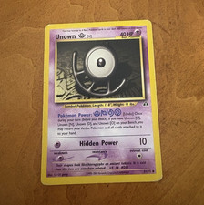 Pokémon TCG Unown [U] 51/75 Neo Discovery Regular Uncommon 40 HP on eBay