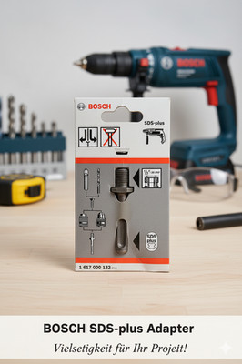 Bosch SDS plus-Aufnahmeschaft für Bohrfutter 1/2''-20 UNF