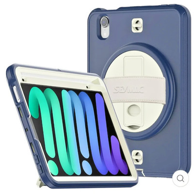 Apple iPad Mini 6 Robust Robust Stoßfest Robust Ständer Hülle Blau - Neu