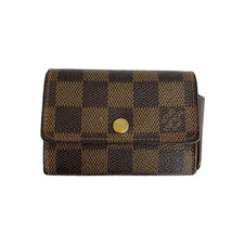 Louis Vuitton Coin Case Brown Ladies