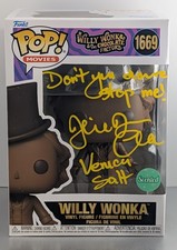 Julie Dawn Cole Auto Signed Quoted Funko Pop #1669 Veruca Salt Willy Wonka