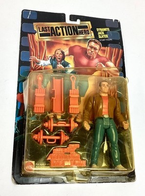Vintage 1993 MATTEL Last Action Hero Dynamite Jack Slater Stunt Figure