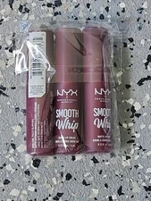 3-NYX Professional Smooth Whip Matte Lip Cream 0.13oz WMLC08 Fuzzy Slippers