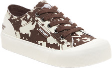 Rocket Dog Jazzin Plus Womens Brown Casual Canvas Pumps Shoes Trainers