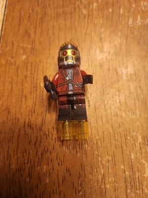 LEGO minifigure Star Lord sh123 Marvel Guardians Galaxy 76021 mask Milano