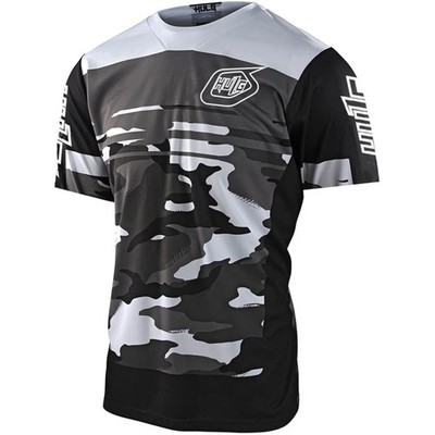 Herren Mountainbike MTB Radtrikot Kurzarm Atmungsaktiv Bequem Polyester
