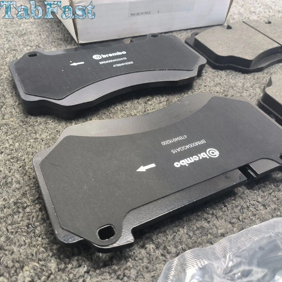 8D33-2D007-BA OEM 2013-16 Aston Martin DB9 Vanquish DBS Virage Front Brake Pad Foto 3 de 4