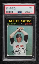 1971 Topps High # Sparky Lyle #649 PSA 3