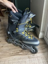 Fit X Pro M Mens In-line Rollerblades Skates US 13 Black Yellow K2