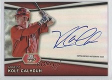 2012 Bowman Platinum Auto Prospects Kole Calhoun #AP-KC Auto 0c6