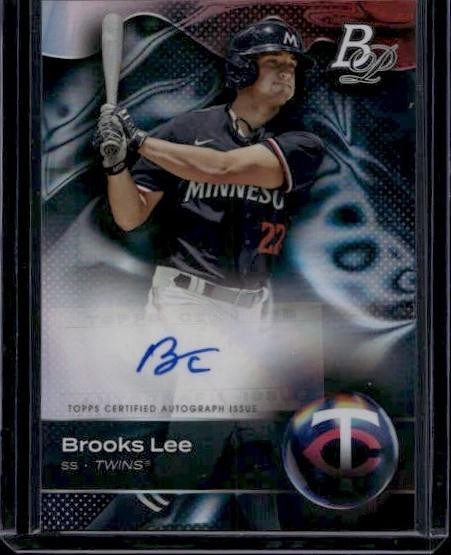 2023 Bowman Platinum #TOP-72 Brooks Lee Top Prospect Autographs