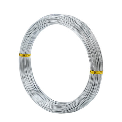 Bendable Aluminum Craft Wire - 1mm 18 Gauge (50m / 165ft) Spool, Floral Wire for