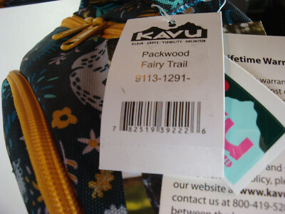 KAVU Packwood Backpack~Choose Doodle Ribbon or Fairy Trail  display picture 3