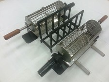 Spiedo Girarrosto a Cesto Cilindro Emi Family Double / Doppio - EMIBBQ 