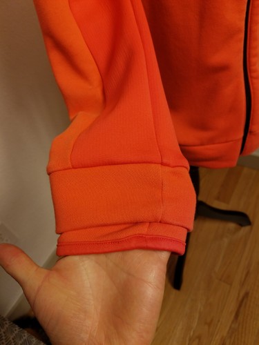 adidas Women’s Zoe Saldana Collection Full Zip Track Jacket GG3442 Orange Size M - Picture 7 of 13