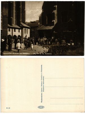 CPA AK POLAND KRAKAU Kosciol Sw. Barbary (288159)