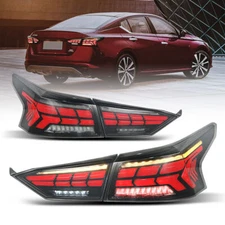 LED Tail Lights for Nissan Altima All Trims 2019-2025 Sedan Tail Light Kit Clear