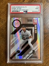 2005 Donruss Elite Derek Jeter Turn Of The Century /750 PSA 9 Mint #99 Yankees