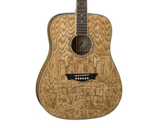 Dean Axs Dreadnought Quilt Ash Acoustic Guitar - Gloss Natural