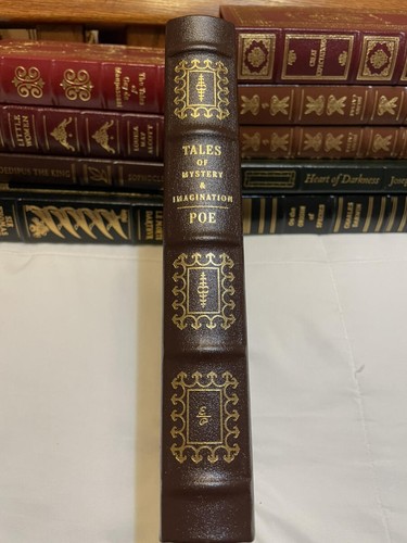 TALES OF MYSTERY & IMAGINATION Poe Easton 1975 Hardcover Leather Ed 100 Greatest - Picture 2 of 7