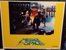 Lobby Card 1978 MESSAGE FROM SPACE Japan Star Wars alien robots laser shootout