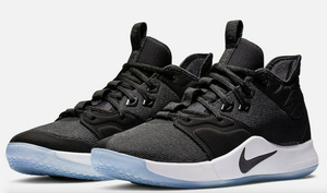 paul george shoes white and black
