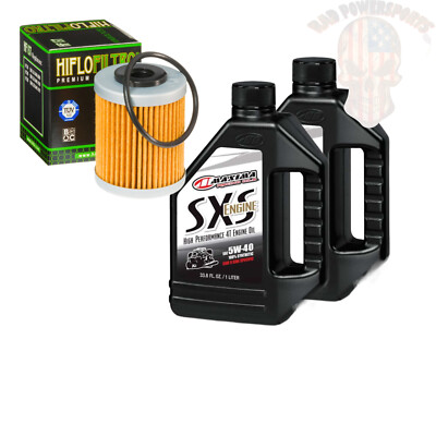 Oil And Filter Change Kit For 2011 Polaris Outlaw 525 Irs Maxima Synthetic 5W-40