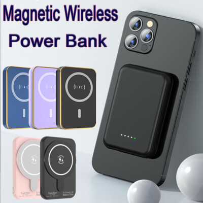Magnetic Portable Power Bank Mag safe Wireless Fast Charging For iPhone 14 13 12