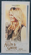 2020 Allen & Ginter A & G back mini #288 Courtney Hansen TV Host