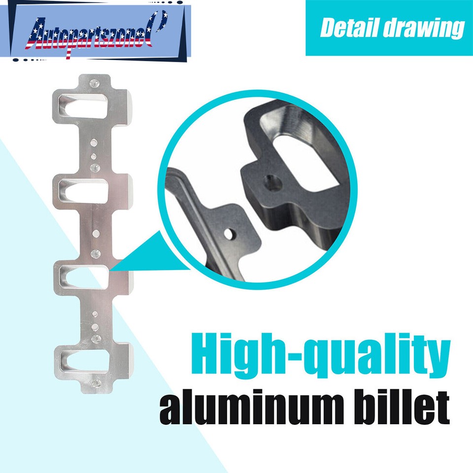 Adaptateur D’admission LS1 Vers LS3/LSA/ZL1/CTS-V - En Aluminium - Pour Culasses Cathedral Port - Pièce Neuve