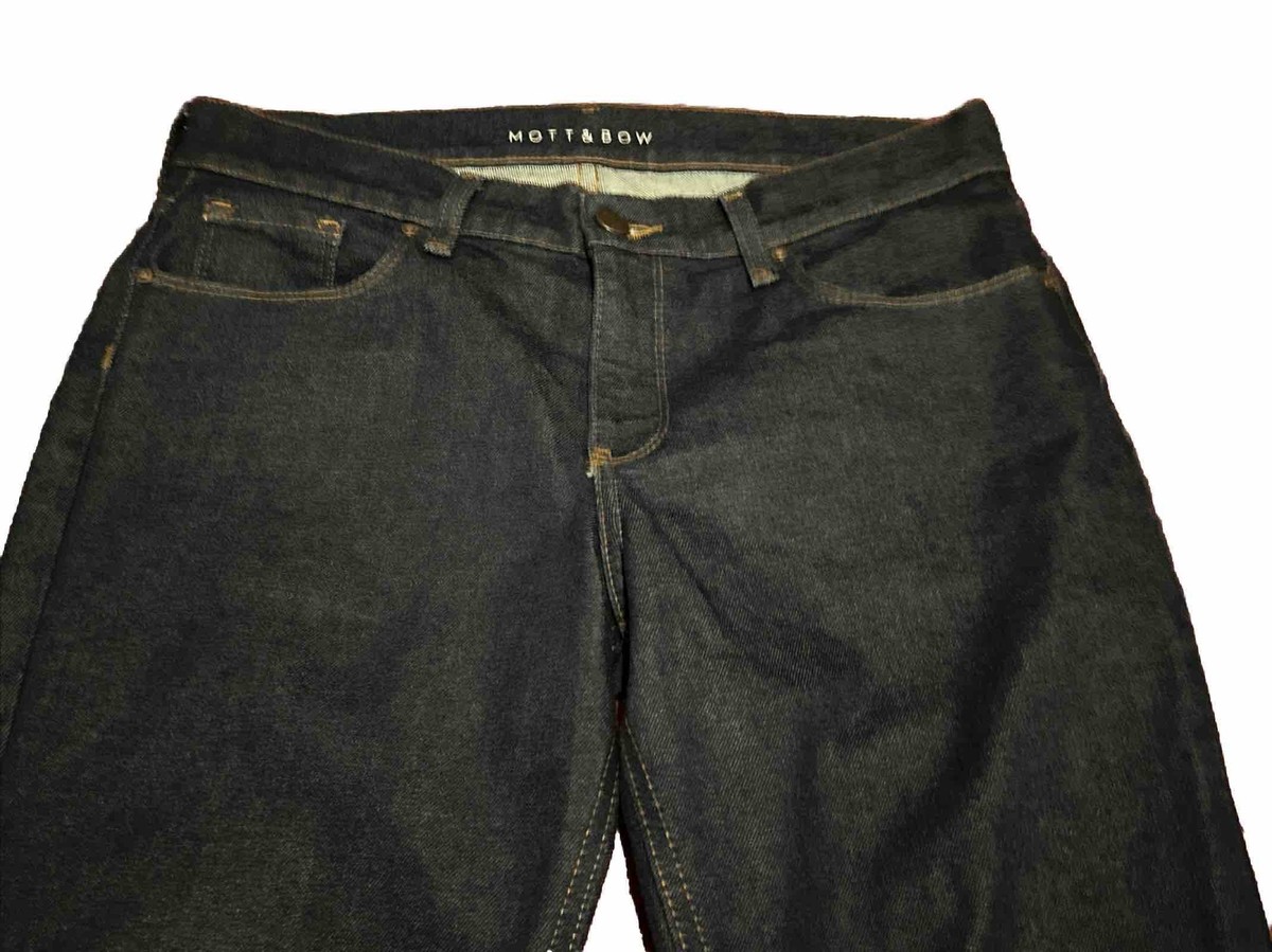 Mott and Bow Women's Slim Boyfriend Jeans Denim 28 x 28 Mid Rise